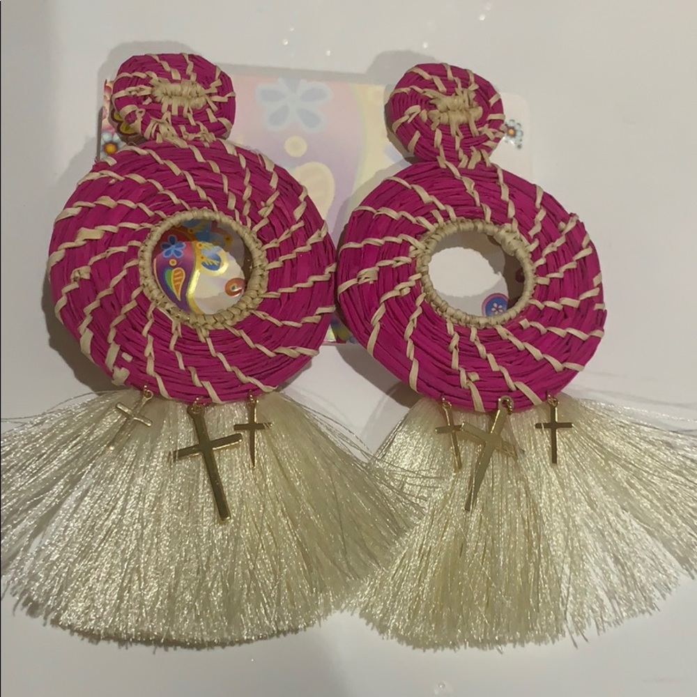 Iraca Palms Artisan Handmade Earrings
